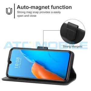 Pouzdro Shield4U Infinix Note 12 2023 (X676C) otev&iacute;rac&iacute; čern&eacute;
