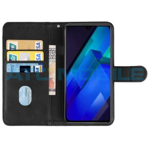 Pouzdro Shield4U Infinix Note 12 (G88) otev&iacute;rac&iacute; čern&eacute;