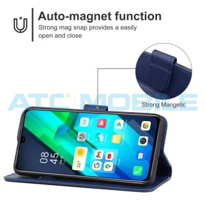 Pouzdro Shield4U Infinix Note 12 G96 (X670) otev&iacute;rac&iacute; modr&eacute;