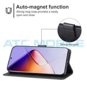 Pouzdro Shield4U Infinix Note 40 Pro (X6850) otev&iacute;rac&iacute; čern&eacute;