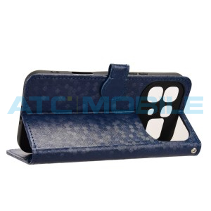 Pouzdro Shield4U Infinix Note 60 5G (X6879), Note 60 Pro 5G (X6878) Diamond Texture otev&iacute;rac&iacute; modr&eacute;