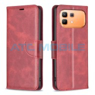 Pouzdro Shield4U Infinix Note 60 5G (X6879), Note 60 Pro 5G (X6878) Lambskin Texture otev&iacute;rac&iacute; červe