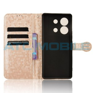 Pouzdro Shield4U Infinix Zero 30 5G (X6731) Honeycomb otev&iacute;rac&iacute; zlat&eacute;