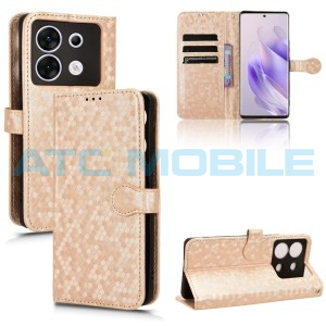 Pouzdro Shield4U Infinix Zero 30 5G (X6731) Honeycomb otev&iacute;rac&iacute; zlat&eacute;
