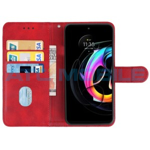 Pouzdro Shield4U Motorola Edge 30 Neo (XT2245) otev&iacute;rac&iacute; červen&eacute;