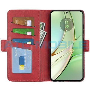 Pouzdro Shield4U Motorola Edge 40 (XT2303) Magnetic Buckle červen&eacute;