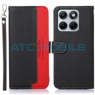 Pouzdro Shield4U Motorola Edge 70 Fusion (XT2605) Litchi RFID blokace, čern&eacute;