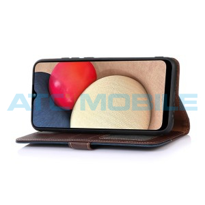 Pouzdro Shield4U Motorola Edge 70 Fusion (XT2605) Litchi RFID blokace, hněd&eacute;