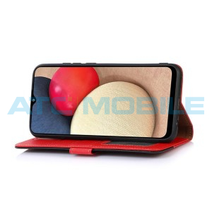 Pouzdro Shield4U Motorola Edge 70 Fusion (XT2605) Litchi RFID blokace, červen&eacute;
