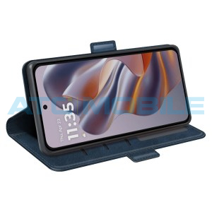 Pouzdro Shield4U Motorola Edge 50 Neo (XT2409) Magnetic Buckle modr&eacute;