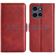 Pouzdro Shield4U Motorola Edge 50 Neo (XT2409), Edge 60 Neo (XT2509) Magnetic Buckle červen&eacute;
