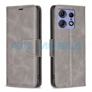 Pouzdro Shield4U Motorola Edge 50 Pro (XT2403) Lambskin Texture otev&iacute;rac&iacute; &scaron;ed&eacute;