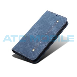 Pouzdro Shield4U Motorola Edge 60 Fusion (XT2503) Denim Texture modr&eacute;
