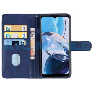 Pouzdro Shield4U Motorola Moto E22 (XT2239) otev&iacute;rac&iacute; modr&eacute;