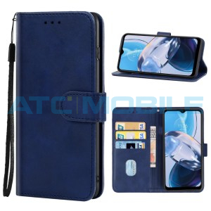 Pouzdro Shield4U Motorola Moto E22 (XT2239) otev&iacute;rac&iacute; modr&eacute;