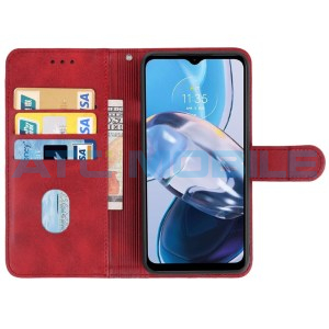 Pouzdro Shield4U Motorola Moto E22 (XT2239) otev&iacute;rac&iacute; červen&eacute;