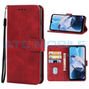 Pouzdro Shield4U Motorola Moto E22 (XT2239) otev&iacute;rac&iacute; červen&eacute;