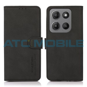 Pouzdro Shield4U Motorola Moto G15 4G (XT2521), Moto G05 4G (XT2523) Matte otev&iacute;rac&iacute; čern&eacute;