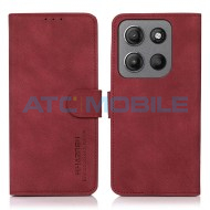 Pouzdro Shield4U Motorola Moto G15 4G (XT2521), Moto G05 4G (XT2523) Matte otev&iacute;rac&iacute; červen&eacute;