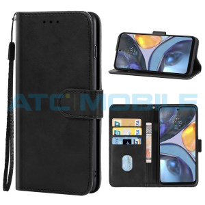 Pouzdro Shield4U Motorola Moto G22 (XT2231), Moto E32s (XT2229) otev&iacute;rac&iacute; čern&eacute;