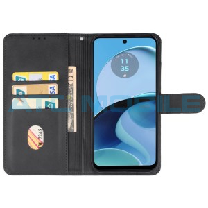 Pouzdro Shield4U Motorola Moto G54 5G (XT2343) otev&iacute;rac&iacute; čern&eacute;