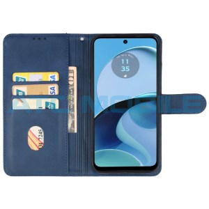 Pouzdro Shield4U Motorola Moto G54 5G (XT2343) otev&iacute;rac&iacute; modr&eacute;