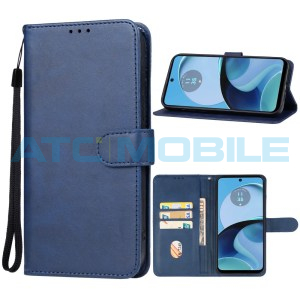 Pouzdro Shield4U Motorola Moto G54 5G (XT2343) otev&iacute;rac&iacute; modr&eacute;
