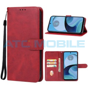 Pouzdro Shield4U Motorola Moto G54 5G (XT2343) otev&iacute;rac&iacute; červen&eacute;
