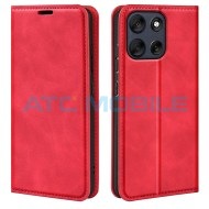 Pouzdro Shield4U Motorola Moto G56 5G (XT2529) Retro-skin Magnetic otev&iacute;rac&iacute; červen&eacute;