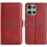 Pouzdro Shield4U Motorola Moto G75 5G (XT2437) Magnetic Buckle červen&eacute;
