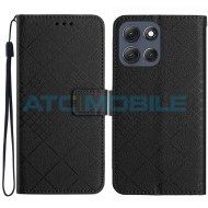 Pouzdro Shield4U Motorola Moto G86 5G, G86 Power 5G (XT2527) Grid Texture čern&eacute;