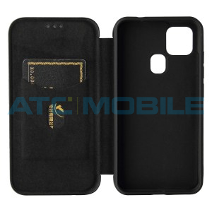 Pouzdro Shield4U Magnetic Oukitel C22 Carbon Fiber čern&eacute;
