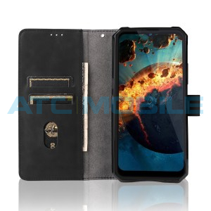 Pouzdro Shield4U Oukitel WP15 Solid Skin otev&iacute;rac&iacute; čern&eacute;