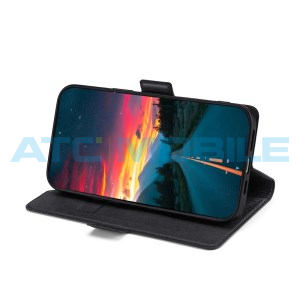 Pouzdro Shield4U Realme 10 4G (RMX3630) tenk&eacute;, otev&iacute;rac&iacute; čern&eacute;
