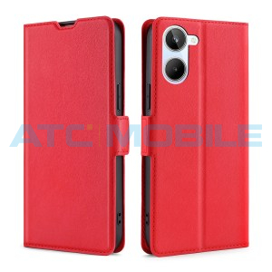 Pouzdro Shield4U Realme 10 4G (RMX3630) tenk&eacute;, otev&iacute;rac&iacute; červen&eacute;