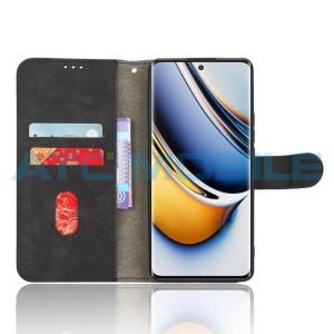 Pouzdro Shield4U Realme 11 Pro 5G (RMX3771), 11 Pro+ 5G (RMX3741) Skin Feel otev&iacute;rac&iacute; čern&eacute;
