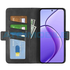 Pouzdro Shield4U Realme 12 5G (RMX3999) Magnetic Buckle otev&iacute;rac&iacute; čern&eacute;