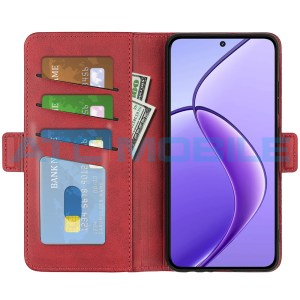 Pouzdro Shield4U Realme 12 5G (RMX3999) Magnetic Buckle otev&iacute;rac&iacute; červen&eacute;