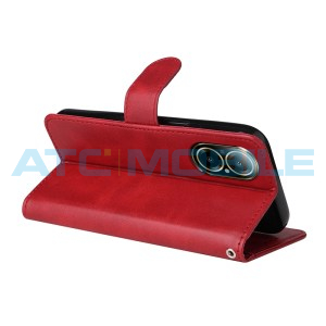 Pouzdro Shield4U Realme C67 (RMX3890) Calf Texture červen&eacute;