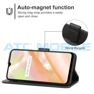 Pouzdro Shield4U Realme C33 (RMX3624) otev&iacute;rac&iacute; čern&eacute;