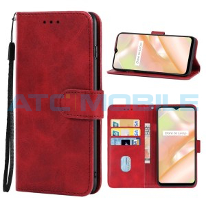 Pouzdro Shield4U Realme C33 (RMX3624) otev&iacute;rac&iacute; červen&eacute;