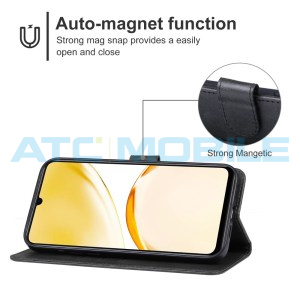 Pouzdro Shield4U Realme C53 (RMX3760) otev&iacute;rac&iacute; čern&eacute;