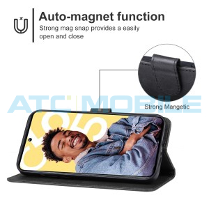 Pouzdro Shield4U Realme C55 (RMX3710) otev&iacute;rac&iacute; čern&eacute;