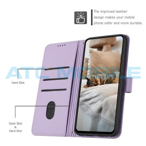 Pouzdro Shield4U Realme C75 (RMX3941) Kitten otev&iacute;rac&iacute; fialov&eacute;