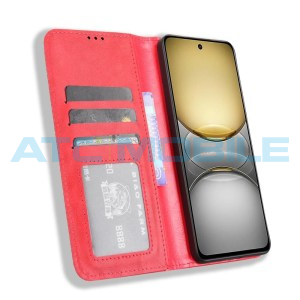 Pouzdro Shield4U Realme C75 (RMX3941) Magnetic Buckle otev&iacute;rac&iacute; červen&eacute;