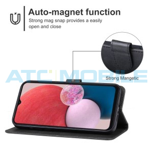 Pouzdro Shield4U Samsung Galaxy A14 4G (SM-A145) otev&iacute;rac&iacute; čern&eacute;