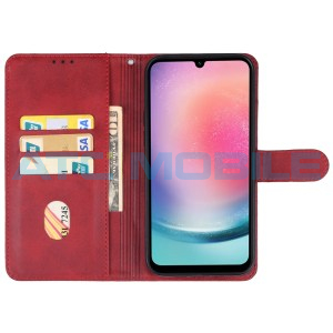 Pouzdro Shield4U Samsung Galaxy A25 5G (SM-A256) otev&iacute;rac&iacute; červen&eacute;