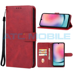 Pouzdro Shield4U Samsung Galaxy A25 5G (SM-A256) otev&iacute;rac&iacute; červen&eacute;