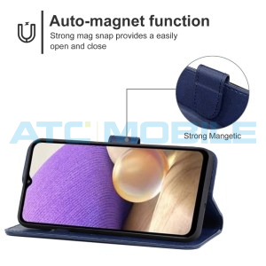 Pouzdro Shield4U Samsung Galaxy A33 5G (SM-A336) otev&iacute;rac&iacute; modr&eacute;