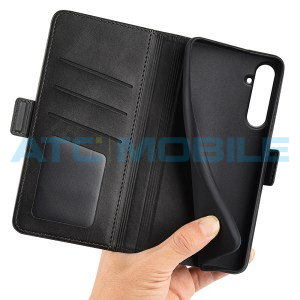 Pouzdro Shield4U Samsung Galaxy A55 5G (SM-A556) otev&iacute;rac&iacute; čern&eacute;